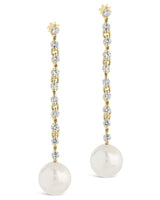 Blake Pearl Drop Stud Earrings