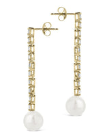 Blake Pearl Drop Stud Earrings